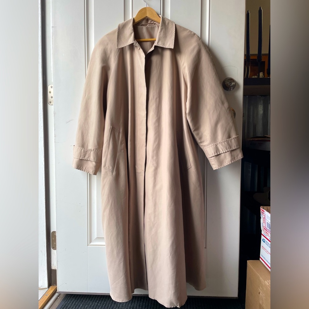 Vintage Brooks brothers men’s large trench coat